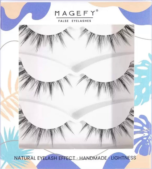 Magefy faux mink eyelashes / رموش ماغيفي الصناعية من فرو المنك الاصطناعي