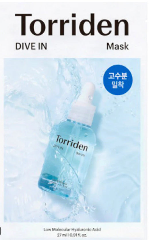 TORRIDEN DIVE IN LOW MOLECULAR HYALURONIC ACID MASK