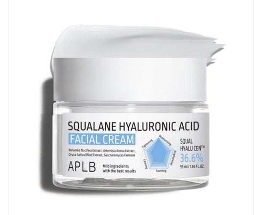 APLB Squalane Hyaluronic Acid Facial Cream