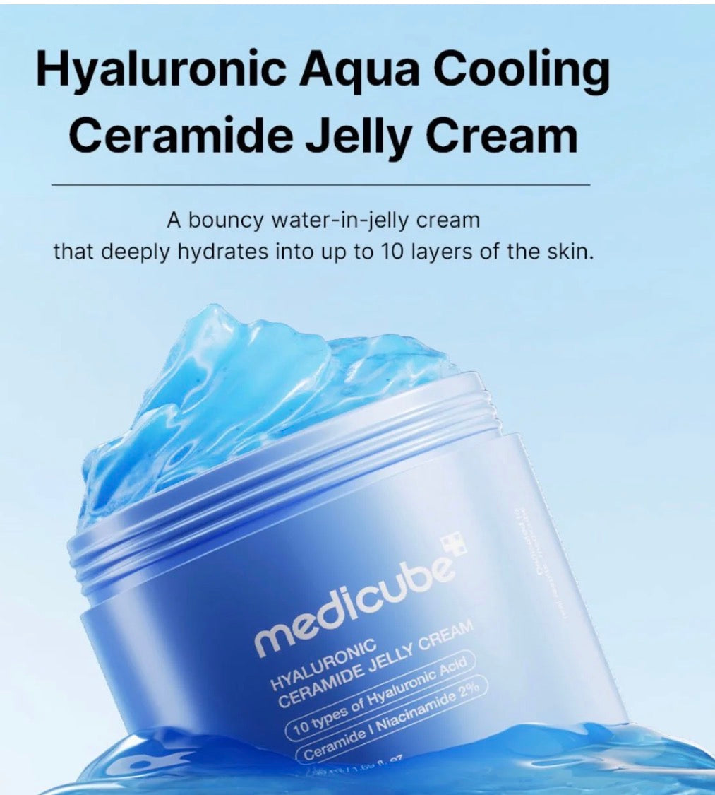 Medicube Hyaluronic Ceramide Jelly Cream.