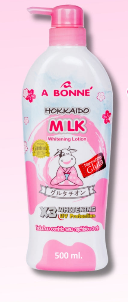 A BONNE HOKKAIDO MILK LIGHTENING BODY LOTION 500ml