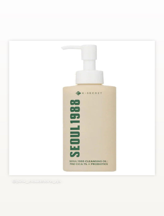 K-SECRET, SEOUL 1988 CLEANSING OIL: PINE CICA 1% PROBIOTICS 200ML