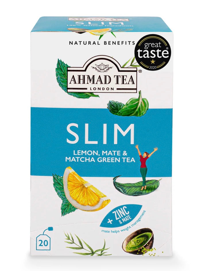 Ahmad Lemon, Mate & Matcha Green Tea "Slim".