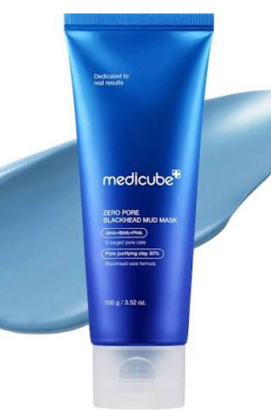 Medicube zero pore blackhead mud mask.
