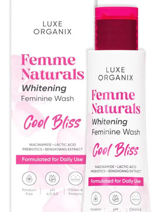 LUXE ORGANIX FEMME NATURALS WHITENING FEMININE WASH