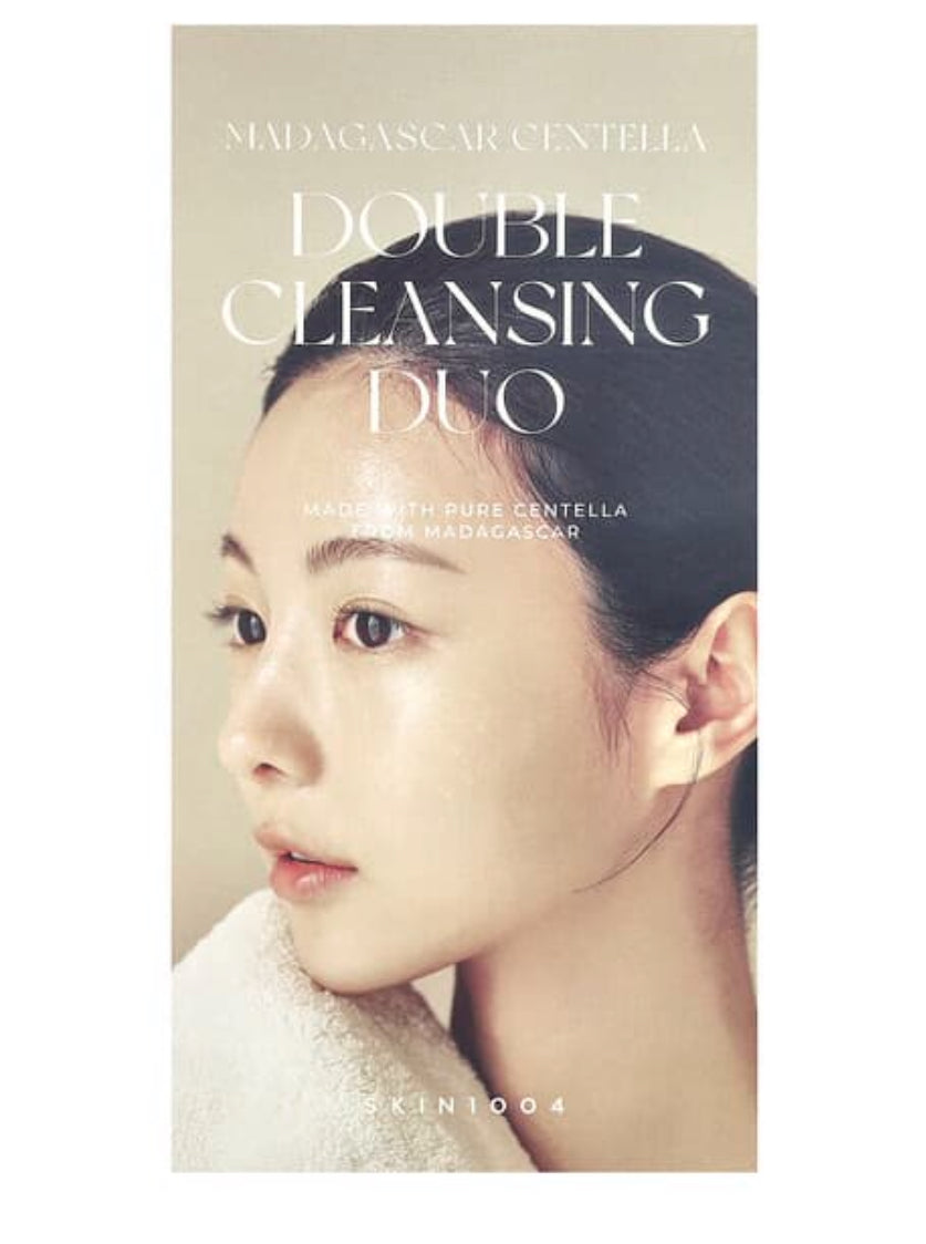 SKIN 1004 MADAGASCAR CENTELLA DOUBLE CLEANSING SET.