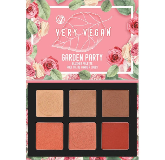 W7 Very vegan Garden party blush palette.