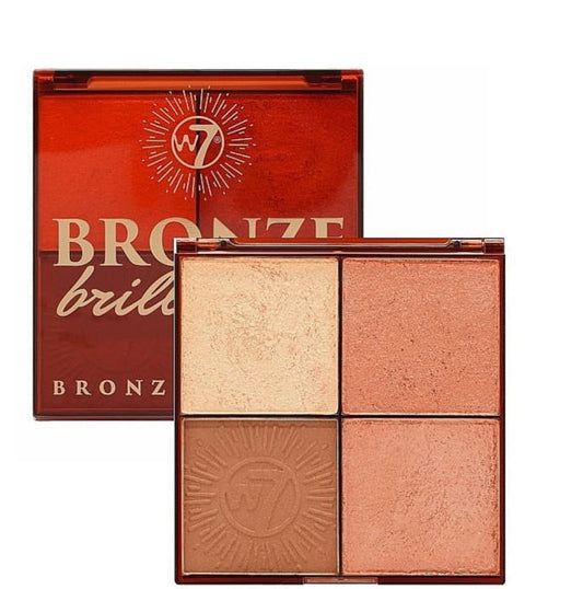 W7 Bronze Brilliance Bronze & Glow Palette.