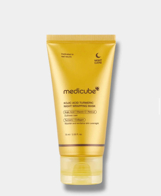 MEDICUBE KOJIC ACID TURMERIC NIGHT WRAPPING MASK