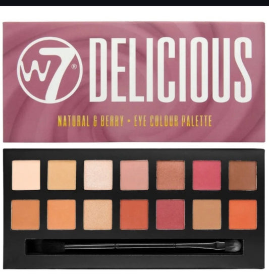 W7 delicious Natural & Berry eye color palette