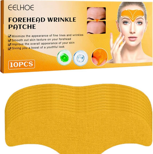 Forehead anti wrinkle patches with centella asiática and hydrolysed collagen. (10 pcs)