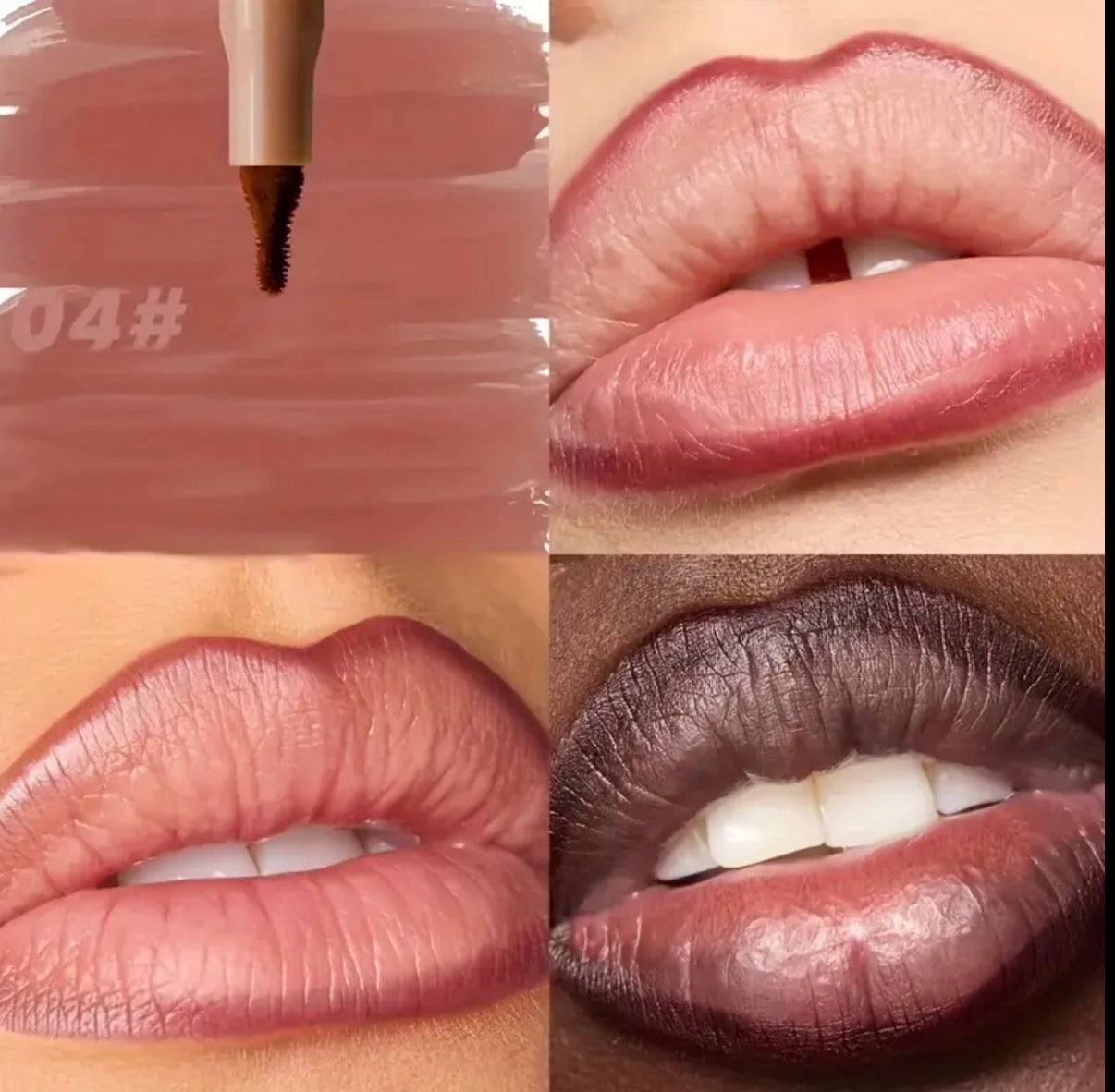 ESANMI Lip Contour Stain – Shade #04 Toasty Brown