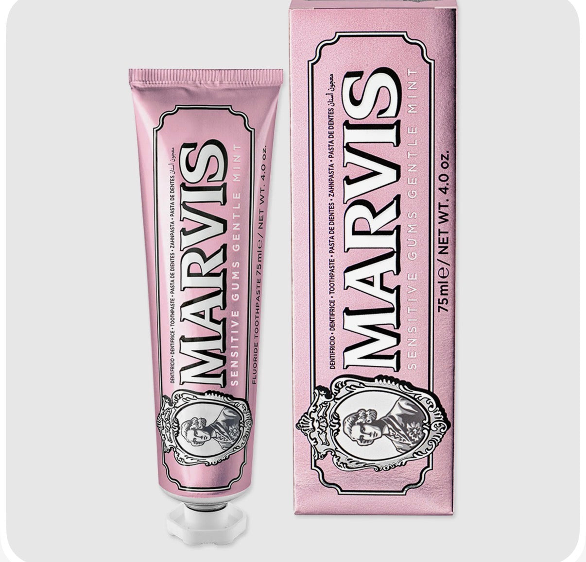 MARVIS toothpaste sensitive gums gentle mint