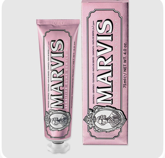 MARVIS toothpaste sensitive gums gentle mint