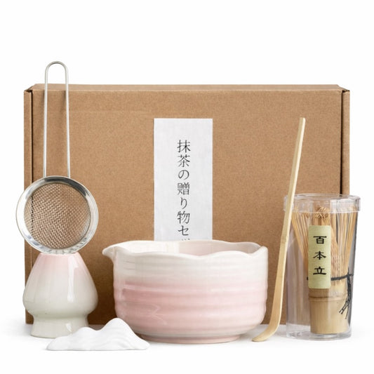 Pinkcloud whip cream matcha ceremony set