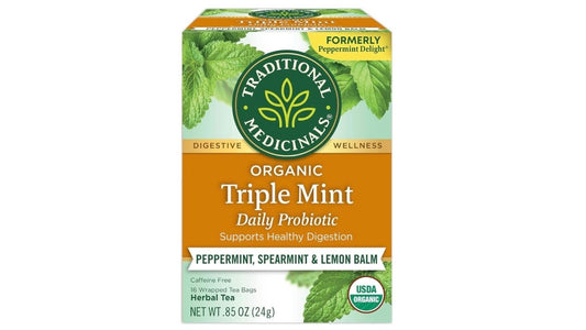 Traditional Medicinals daily organic Probiotic tea.