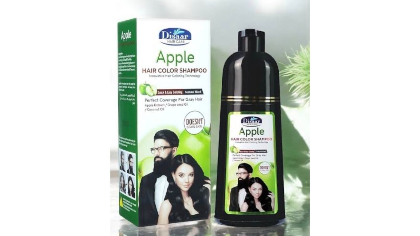 Disaar Apple Hair Color Shampoo – Natural Black