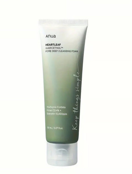ANUA HEARTLEAF QUERCETINOL PORE DEEP CLEANSING FOAM