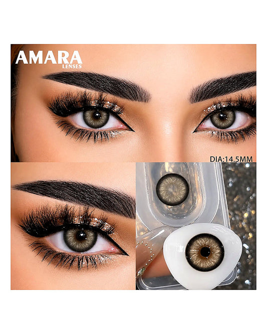 Amara Swan Grey Annual Contact Lenses (yearly)