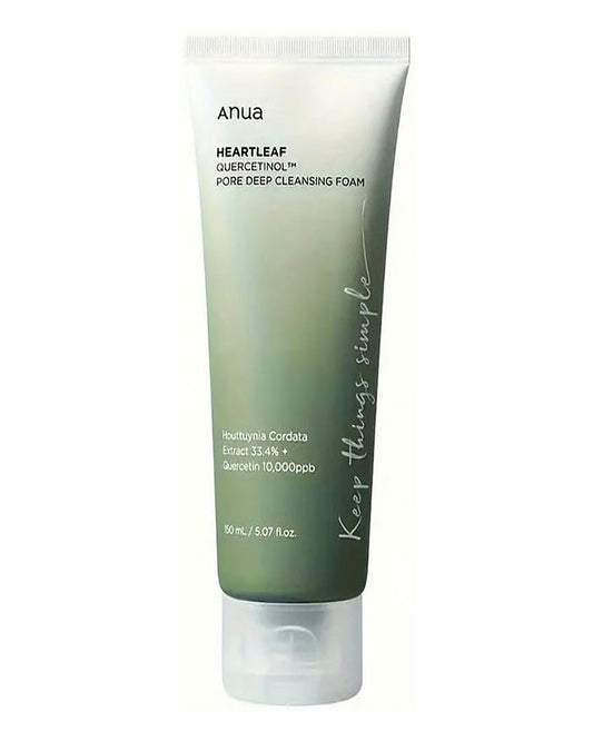 ANUA quercetinol Pore deep cleansing foam.
