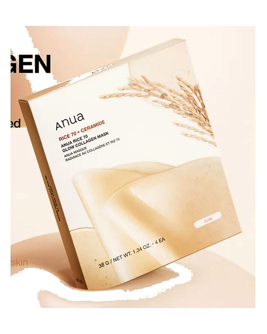 Anua Rice 70 Glow Collagen Mask