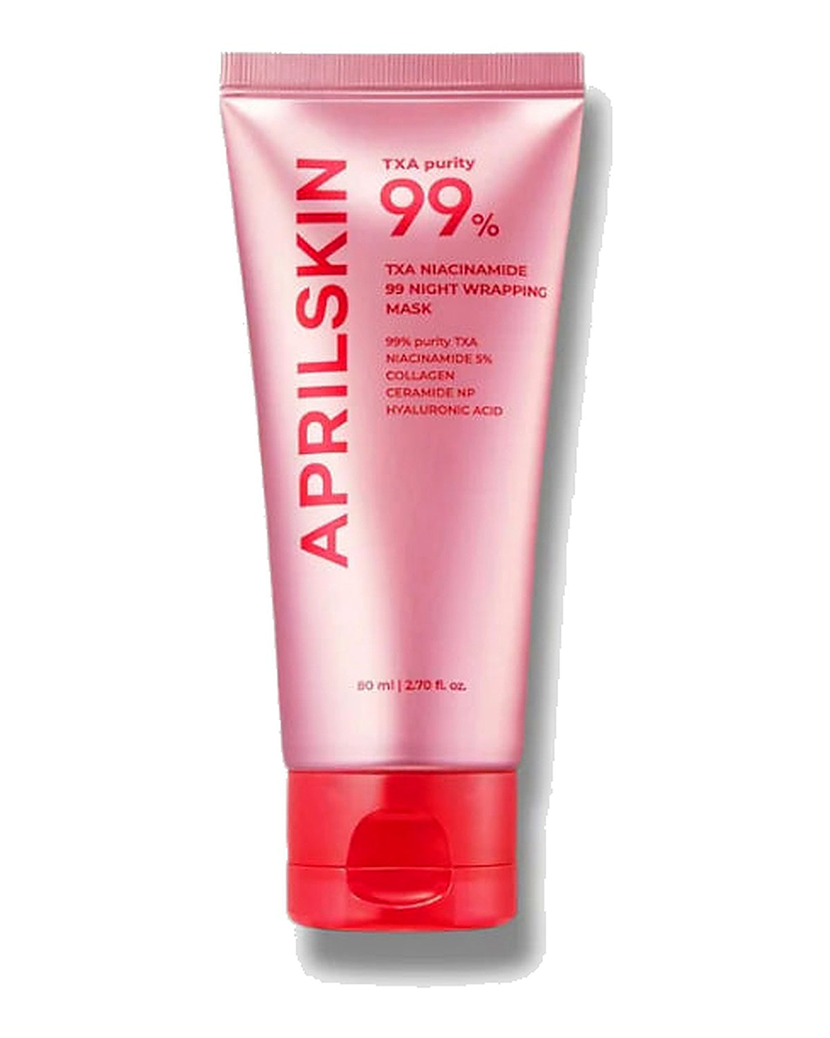 APRIL SKIN txa niacinamide 99 night wrapping mask.