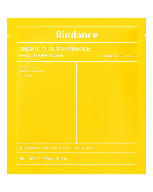 BIODANCE RADIANT VITA NIACINAMIDE REAL DEEP MASK (1 SHEET)