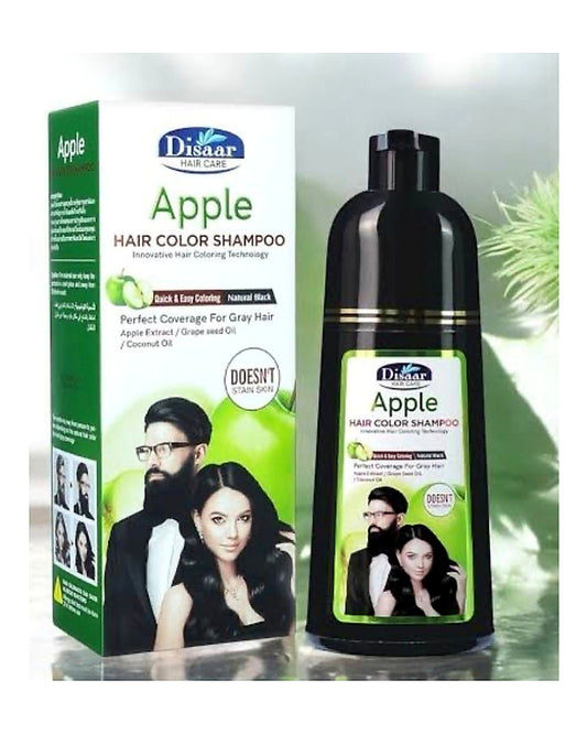 Disaar Apple Hair Color Shampoo  Natural Black