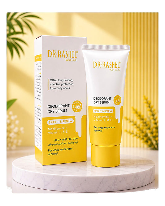 Dr. Rashel Bright & Renew deodorant serum.