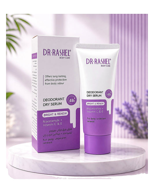 Dr. Rashel Niacinamide & Vitamin C dry deodorant serum.