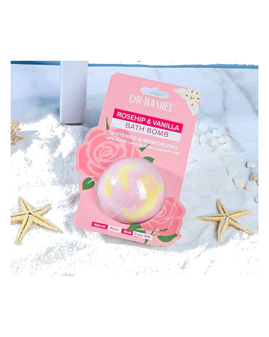 Dr. Rachel Rosehip & vanilla bath bomb.