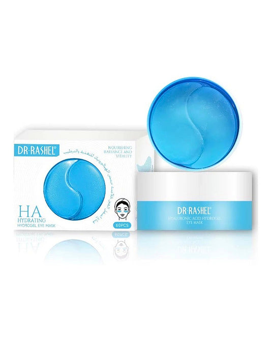 Dr.Rashel Hyaluronic Acid Hydrogel Eye Mask  Hydrating & Brightening Under Eye Patches (60PCS)