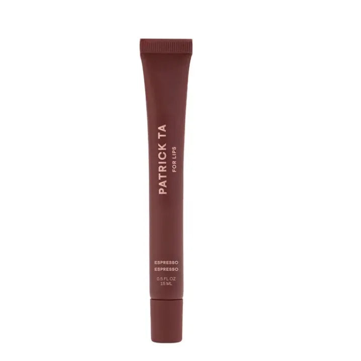 PATRICK TA “espresso” Major Moisture Smoothing and Hydrating Tinted Lip Balm with Vitamin E