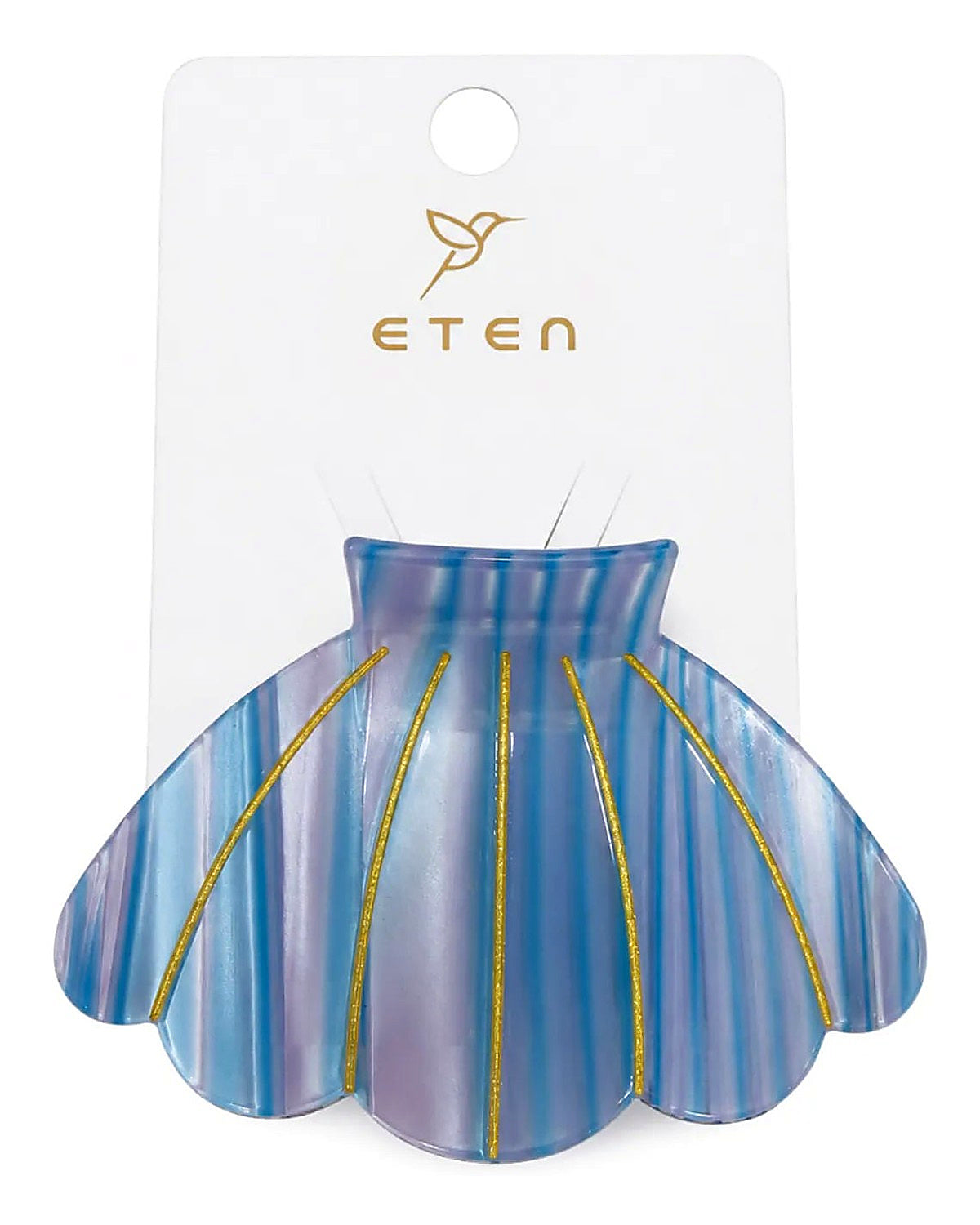 ETEN Blue Seashell Hair Claw Clip