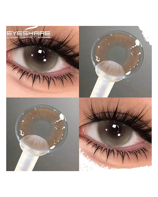 EYESHARE Montreal Brown Yearly Colored Contact Lenses