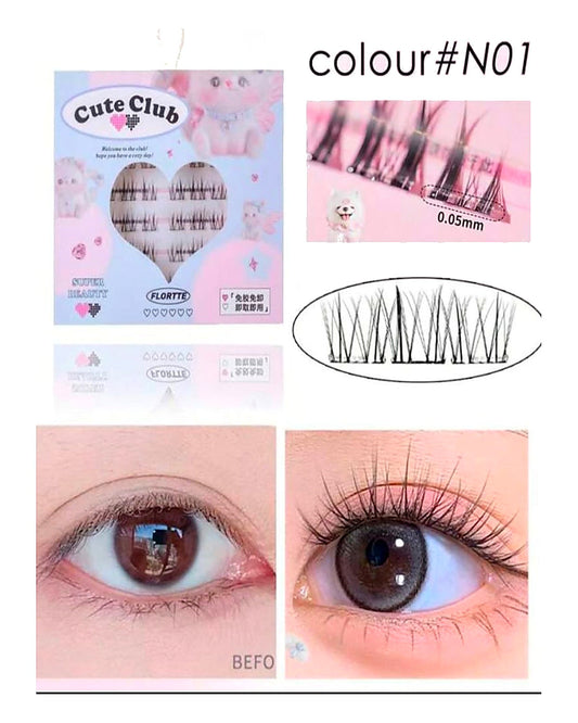 Flortee glue free eye lashes