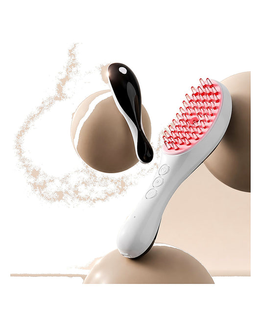 LED Red & Blue Light Hair Therapy Scalp Massager