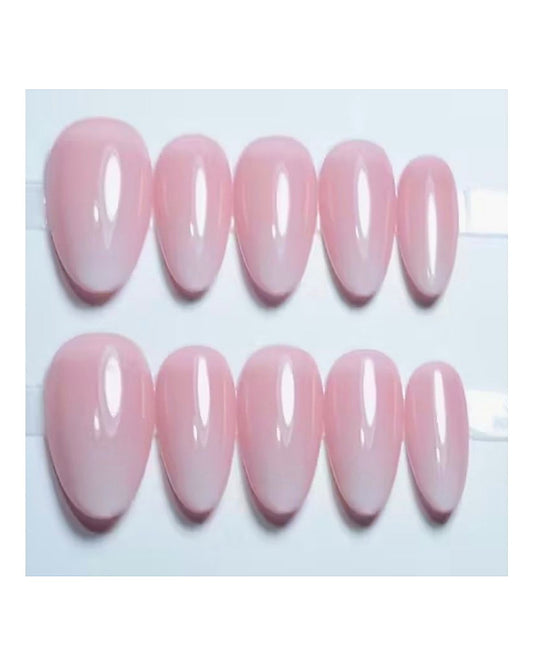 Luxury Handmade Pink Ombre Press-On Nails