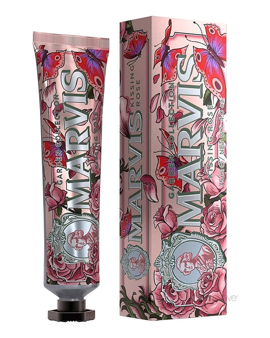 Marvis Kissing Rose Toothpaste  Garden Collection Luxury Mint Toothpaste 75ml