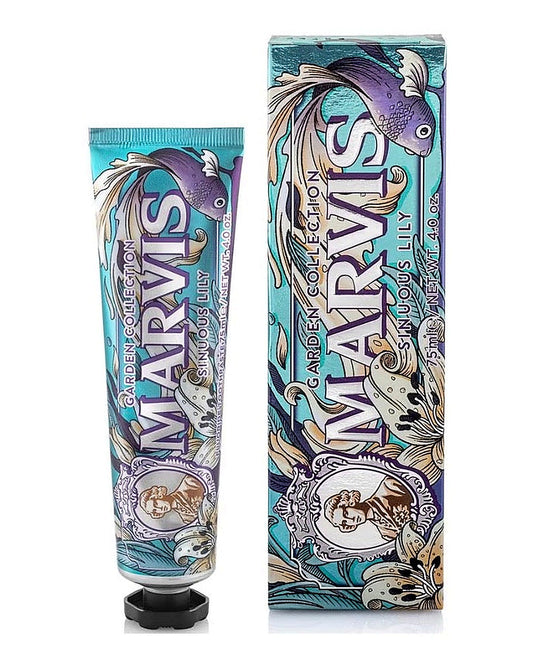 Marvis Sinuous Lily Toothpaste  Garden Collection Luxury Mint Toothpaste 75ml