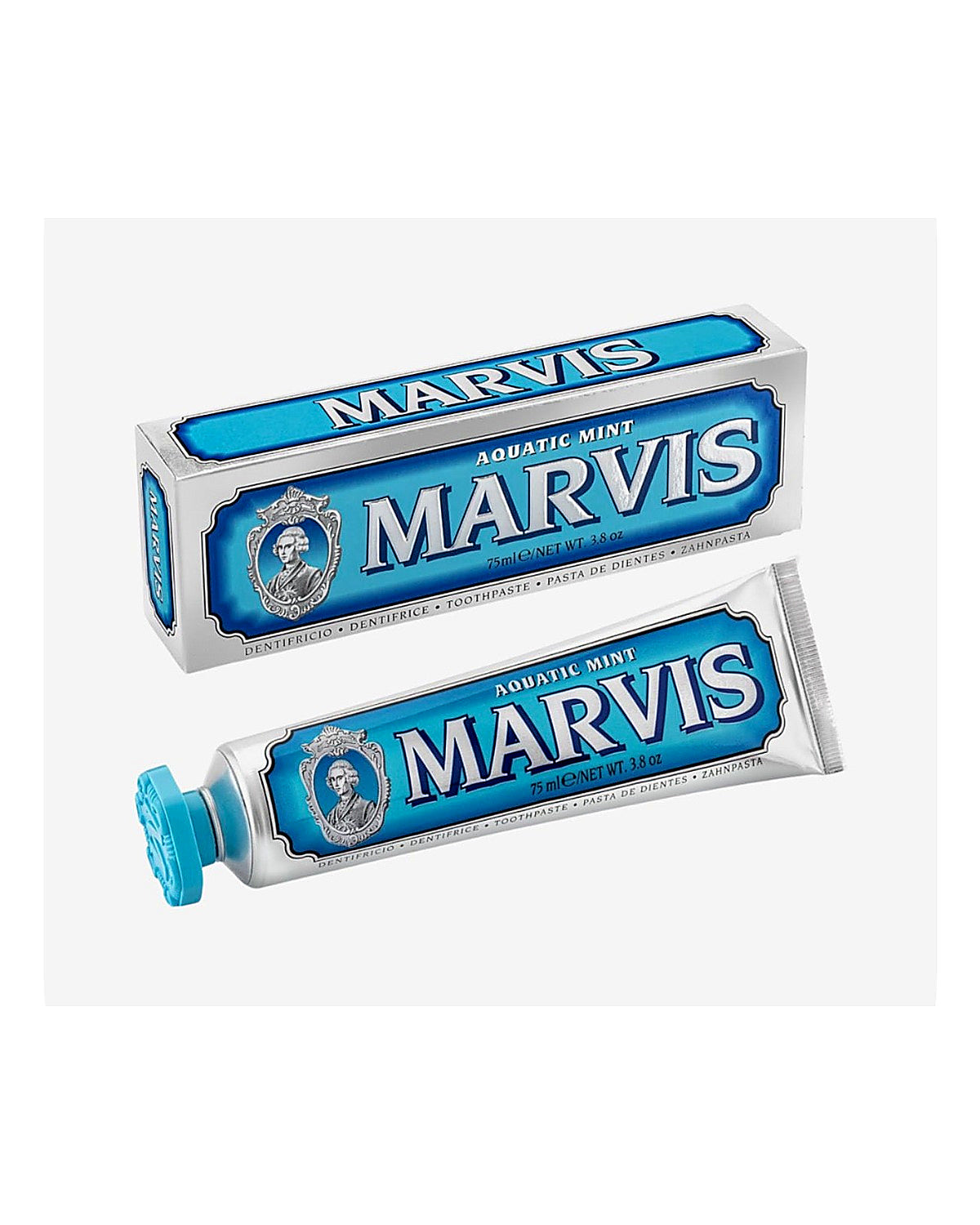 MARVIS toothpaste aquatic mint.