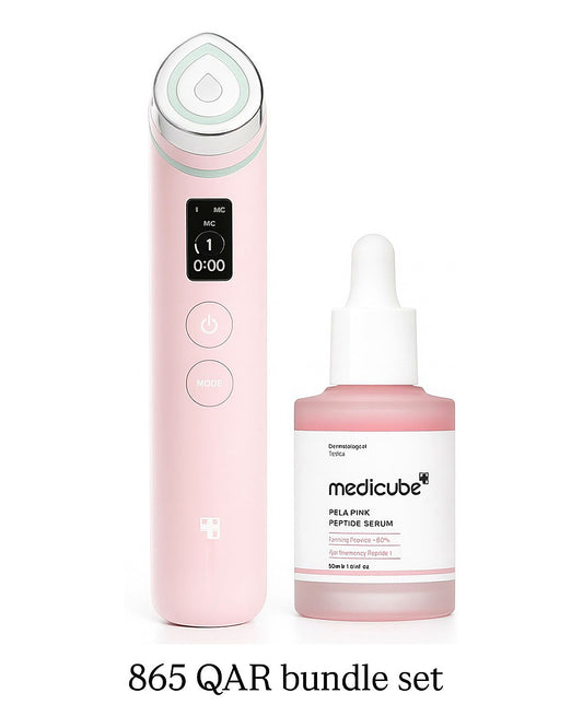 Medicube Age-R Device + Pore Care Pink Peptide Serum Set