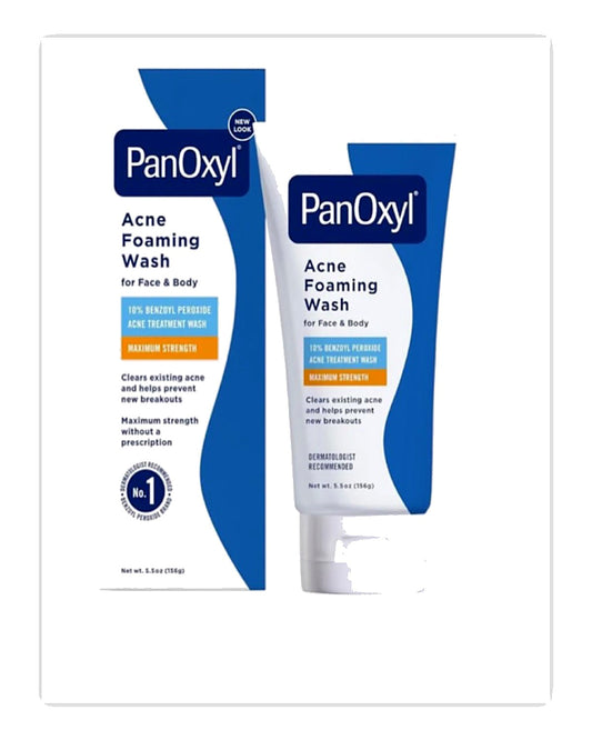 Panoxyl acne foaming wash benzoyl peroxide 10% maximum strength