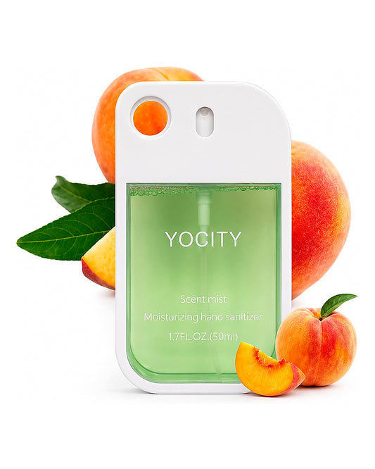 Peach moisturizing hand sanitizer