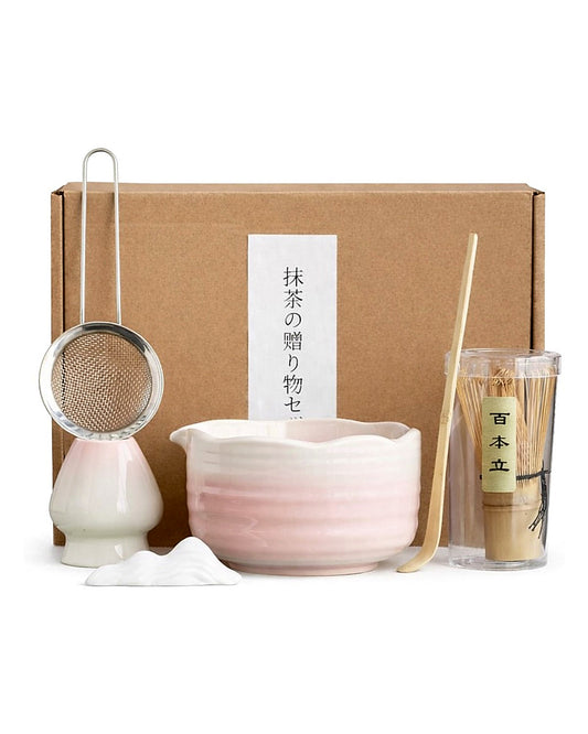 Pinkcloud whip cream matcha ceremony set