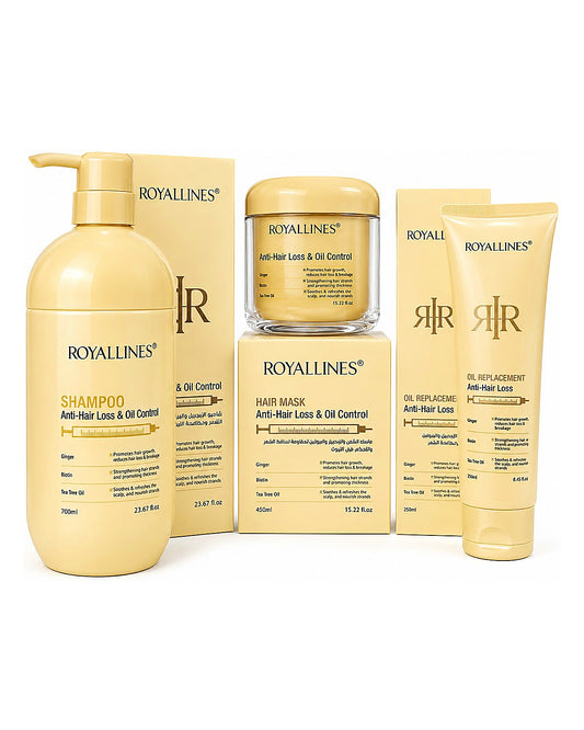 ROYALLINES Anti-Hair Loss & Oil Control Complete Hair Care Set