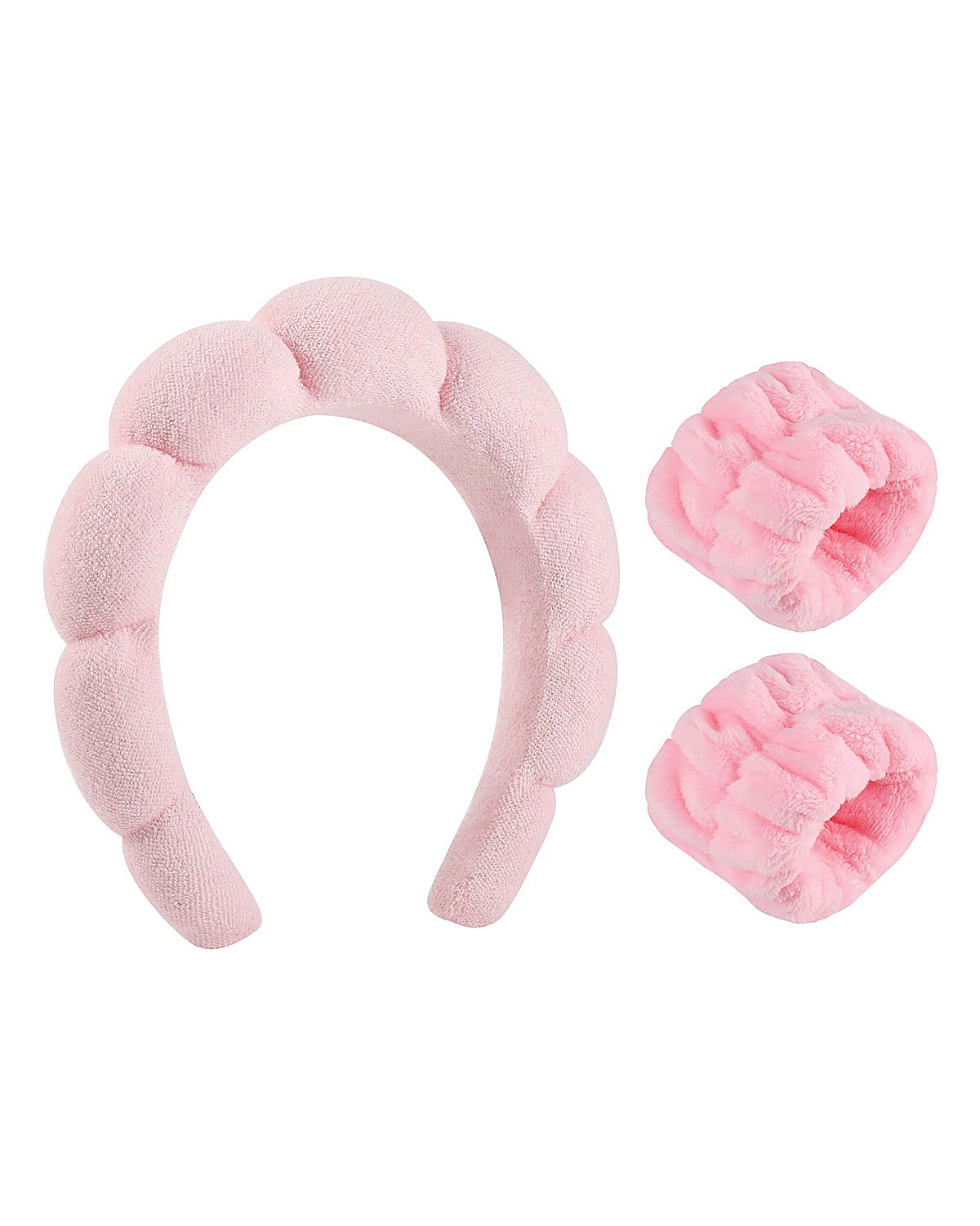 SKINCARE head band & wrist bands set
