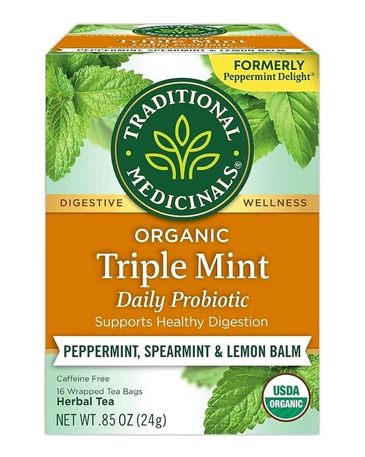 Traditional Medicinals daily organic Probiotic tea.