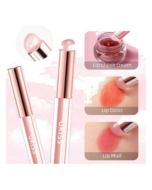 Ukiss Silicone Lip & Cheek Smudge Brush  Soft Blend Applicator