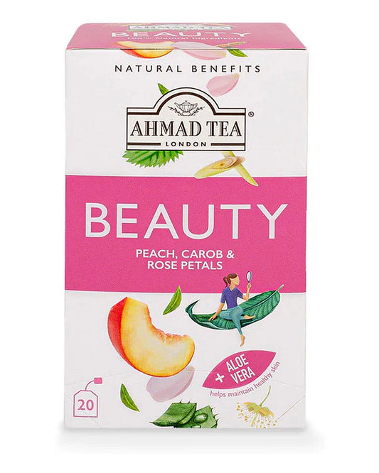 Ahmad Peach, Carob & Rose Petals "Beauty" Tea.